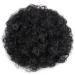 Buy Synthetic Puff Afro Curly Hair Extensions - Black Purple Drawstring Ponytail for Short Hair - 10 Pcs for Women - Buy Online on GoSupps.com