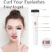 5D Heated Eyelash Curlers USB Rechargeable Electric Eyelash Curler 3 Levels of Temperature Adjustment for Girls Women Quick Heating Curling(White) - Buy Online on GoSupps.com