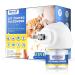 Calming Diffuser for Cat Cat Calming Pheromone Diffuser Kit for Cat Anxiety Relief Cat Calming Starter Kit(1 Diffuser + 1 Refills)