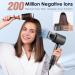 200 Million Negative Ionic Blow Dryer - High-Speed 110 000 RPM Hair Dryer | Low Noise Thermo-Control & Magnetic Nozzle | Light Grey - Buy Online on GoSupps.com
