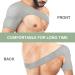 Healifty Shoulder Brace Rotator Cuff Support Brace for Men Women Shoulder Compression Sleeve Orthopedic Care Shoulder Brace Support Wrap for Pain Relief M Light Grey - Buy Online on GoSupps.com