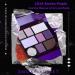 Buy 9 Colors Pearlescent Eyeshadow Palette - Purple Smoky Eye Makeup Matte & Shimmer Longwearing Pigments - Buy Online on GoSupps.com