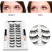 Magnetic Eyelashes And Eyeliner Kit Reusable Magnetic Lashes With Eyeliner And Tweezers 3D Natural Look False Eyelashes Magnetic Eyeliner And Eyelashes Kit - Buy Online on GoSupps.com