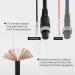 GOMEXUS Power Cord for Daiwa Tanacom Shimano Electric Reels - 270cm & 500cm Lengths - Buy Online on GoSupps.com