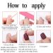 DOCVOEOMH French Tips Press on Toe Nails White Square with Rose Design - 24PCS Full Cover Glue on Toe Nails for Women - Nude Pink Acrylic Toenails for Summer Beach - Buy Online on GoSupps.com