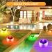 Lotvic Solar Floating Pool Lighting - 2 Pack Waterproof LED RGB Night Lights for Pools & Water Parks - Buy Online on GoSupps.com