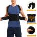 Junlan Adjustable Men's Posture Corrector for Scoliosis Relief and Lower Back Pain - Black XL - Buy Online on GoSupps.com
