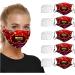 ZQP BEUU 5PCS+10PCS Face Mack Reusable Washable Women Breathable Cloth Fabric Cute Fashion Adjustable for Adult - Buy Online on GoSupps.com