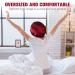 Geyoga Silk Satin Bonnet Sleep Cap - Extra Large Double-Layer Reversible Hair Cap for Women with Natural Curly Hair - Buy Online on GoSupps.com