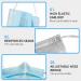 FFG Face Mask 50PCS Adult Disposable Masks 3-Layer Filter Protection Blue (#11000) - Buy Online on GoSupps.com
