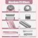 2 in 1 Women Electric Shaver & Bikini Trimmer - IPX7 Waterproof Wet/Dry Hair Removal for Face Body Underarms & Legs - Buy Online on GoSupps.com