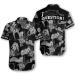 HYPERFAVOR Tropical Barber Shirts for Men- Casual Short Sleeve Barber Shirt Men- Unique Barber Hawaiian Shirts for Men 4X-Large V1 - Buy Online on GoSupps.com
