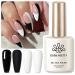 Born Pretty Hema-Free Black & White Gel Nail Polish Set - Halloween & Christmas DIY Nail Art - 15ml 2pcs - Soak Off for Salon Quality Manicure - Buy Online on GoSupps.com