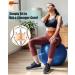 GalSports Anti-Burst Yoga Ball for Physical Therapy & Balance Chair - Blue, 65cm with Pump | Slip Resistant Stability Swiss Ball for Home Gym Fitness - Buy Online on GoSupps.com