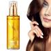 Nourishing hair spray with essential oils hair oil repair & anti-frizz weightless hair oil spray & shine spray for hair for dry and unruly hair pampers the tips of the hair