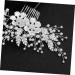 TOVINANNA Flower Hair Comb Hair Comb for Bride Bridal Hair Accessory Crystal Hair Comb Bridal Hair Comb Bridal Headdress - Buy Online on GoSupps.com