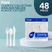 PAMI Heavy-Weight Disposable Plastic Cutlery Set - 48-Piece King-Size White Silverware Combo for Parties & Weddings - Buy Online on GoSupps.com