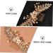 Angoily Pearl Comb Bride Headdress Crystal Hair Comb Hair Accessories Bride Hairpin Pearl Hairpin Bride Hair Comb Tiara Women's Grab The Drill Zinc Alloy European and American - Buy Online on GoSupps.com