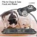 Juqiboom Dog Bowls - 2 Stainless Steel Bowls with Non-Spill Silicone Mat - 13 oz Each - for Small/Medium Pets - Gray - Buy Online on GoSupps.com