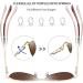 Joopin Polarised Al-Mg Metal Sunglasses for Men Women - Double Bridge Aviation Sun Glasses - UV Protection for Driving - B04 Gold/Brown - Buy Online on GoSupps.com