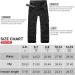 Asfixiado Kids Waterproof Snow Pants | Fleece Lined Insulated Ski Pants - X-Large 1 (Black) - Buy Online on GoSupps.com
