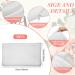 50 Pieces Frienda Sublimation Blank Canvas Makeup Bags - DIY Heat Transfer Cosmetic Pouches with Zipper (White 7 x 4.3 Inch) - Buy Online on GoSupps.com