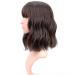 VcKovcko Brown Wave Short Bob Wig - Shoulder-Length Curly Synthetic Cosplay Hair for Girls - Buy Online on GoSupps.com