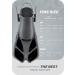 CAPAS Snorkel Fins | Short Adjustable Swim Fins for Snorkeling & Diving | Open Heel Flippers for Adults and Kids | Black L/XL (US Men 9-13 / Women 10-14) - Buy Online on GoSupps.com