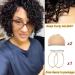 Velicoo 10 Short Kinky Curly Brazilian Human Hair Wig for Black Women - Natural Color - Buy Online on GoSupps.com