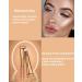 Shimmering Highlighter Beauty Wand with Cushion Applicator - Pearl White | Lightweight Waterproof Makeup Stick for Face & Body - Illuminator Pen for Women & Girls - Buy Online on GoSupps.com