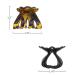 Expressions 12pc Medium Octopus Jaw Clip Set in Tortoise & Black - Professional Quality Hair Claw Clips Variety Pack for Everyday Styling - Women's Hair Accessories - Buy Online on GoSupps.com