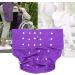 Adjustable Washable Adult Diaper Pants for Incontinence | Reusable Cloth Diapers | Purple Color - Buy Online on GoSupps.com