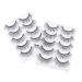 FOMIYES 10 Pairs eyelashes long extension eyeslash natural eye lashes christmas eye lashes halloween makeup supplies fluffy eyeslash faux lashes fiber silver powder 3d make up