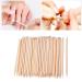 200 Rosewood Manicure Sticks | Professional Nail Care Tools | Orange Wood Nail Shaping Sticks - Buy Online on GoSupps.com
