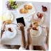 Alipis 1pc Tray Footstool Decor Feeding Serving Plate Appetizer Plates Cake Fruit Holder Food Tableware 38.5X28.5X2CM White - Buy Online on GoSupps.com