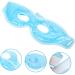 PLAFOPE Cool Gel Eye Mask Reusable Ice Compress For Eye Care Reduces Fatigue Swelling For Students Office Workers Comfortable Fit With Elastic Band 285x9x17cm Sky Blue - Buy Online on GoSupps.com