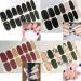 SILPECWEE 20 Sheets Nail Wraps for Women - Adhesive Nail Polish Strips with Nail File | Gel Nail Sticker Art - Buy Online on GoSupps.com