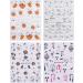 JMEOWIO 3D Embossed Halloween Nail Art Stickers Decals Self-Adhesive 5D Cute Ghost Pumpkin Star Nail Supplies Nail Art Design Decoration Accessories 4 Sheets - Buy Online on GoSupps.com