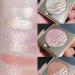 New Double Pieced Small Crying Pack Water Light Highlighter Powder Eyeshadow Use Glitter Nudes (C One Size) 1 count (Pack of 1) C - Buy Online on GoSupps.com