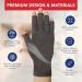 Doctor Developed Compression Gloves for Arthritis + Handbook - Grey XS | 1 Pair - Buy Online on GoSupps.com