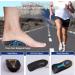 Orthopedic Insoles for Plantar Fasciitis & Flat Feet - High Support Arch Inserts (EU 36-41 Black) - Shock-Damping Relief for Heel & Midfoot Pain - Buy Online on GoSupps.com