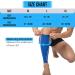 360 RELIEF Compression Calf Sleeves for Men and Women | Shin Splints, Muscle Cramps, Running, Hiking | M L XL Sizes | Blue - 1 Pair - Buy Online on GoSupps.com
