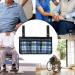 Wheelchair Accessories Bag - Mobility Aid Storage Bag - Waterproof Oxford Cloth Wheelchair Bag with 3 Pockets for Electric Wheelchair Mobility Scooter Walking Frame - Buy Online on GoSupps.com