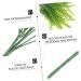 Zerodeko Plastic Plants 4pcs Simulated Leaves Lovage Plant in Green Decorations Artificial Plant Twigs for Vases Faux Plants Pot Artificial Eucalyptus Vases Home Decor Wedding Plastic Fern Green 15X15X35CM - Buy Online on GoSupps.com