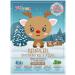 7th Heaven Winter Wonderland Reindeer Facial Sheet Mask Infused with Blueberry and Centella Asiatica to Soothe Skin (Ages 8+) Blueberry 1 count (Pack of 1)
