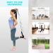 Foot and Calf Stretcher Strap for Plantar Fasciitis, Heel Spurs, Foot Drop - Yoga Leg Stretching Aid for Achilles Tendonitis & Hamstring Relief (Black) - Buy Online on GoSupps.com