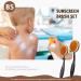Buy Sunscreen Brush Applicator Set - Child-Safe Sunblock Brush for Face & Body Travel Size 2 Pack with Storage Bag & Cleaning Mat - Buy Online on GoSupps.com