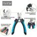 Petp l Profi Claw Scissors for Dogs & Cats - Professional Quality Claw Cutter for Safe at-Home Grooming | Safety Guard Design - Buy Online on GoSupps.com