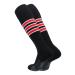 TCK Elite Performance Baseball Socks Dugout Softball Mens Womens Black/White/Scarlet Medium