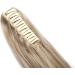 24 Long Claw Ponytail Hair Extension | Dark Blonde Mix Bleach Blonde | Curly Synthetic Hairpiece - Buy Online on GoSupps.com